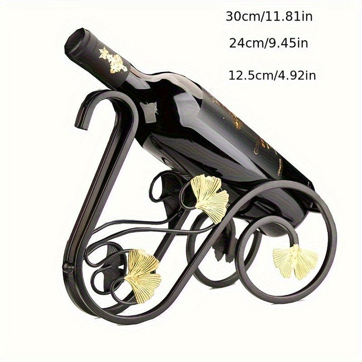 Nueva estantería creativa para vino en casa, armario de vino y soporte decorativo para vino, con una elegante estantería para botellas de vino al revés para un toque lujoso.