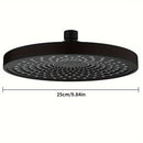 1 cabezal de ducha de alta presión, rociador de ducha de lluvia de gran tamaño de 9.84 pulgadas, herrajes para baño, accesorios para baño, disfrute de una experiencia de baño de lujo