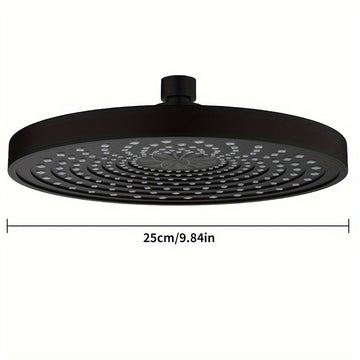 1 cabezal de ducha de alta presión, rociador de ducha de lluvia de gran tamaño de 9.84 pulgadas, herrajes para baño, accesorios para baño, disfrute de una experiencia de baño de lujo