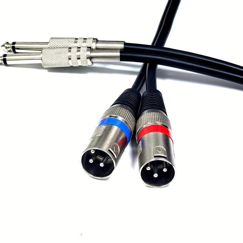 6mm Doble Raya/Doble 6,5mm a Doble Rey Masculino, Par Independiente de 6,5mm/Rey Masculino