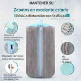 1pc Bolsa de Lavado para Zapatos con Cierre de Cremallera, 38.99cm x 19.0cm, Accesorio para Secadora, Regalo para Mamá, Bolsas de Ropa