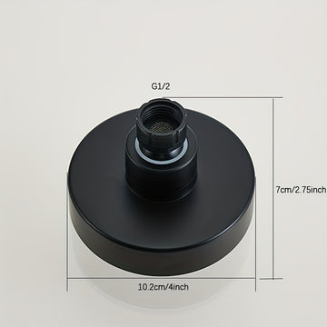 Cabezal de ducha de alta presión, potente rociador para baño, con boquillas pequeñas de silicón y chorro fuerte, tipo universal para duchas con flujo de agua alto o bajo, accesorios para baño