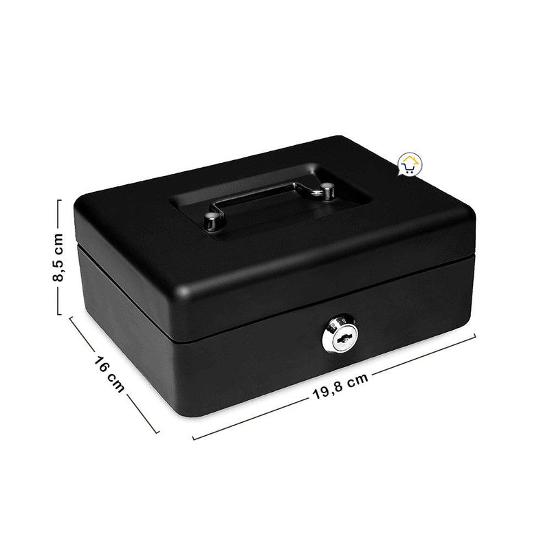 Caja Menor Metálica Seguridad Caja Fuerte Sistema De Llave KCB605