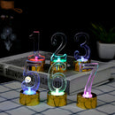 Set Números Led Multicolor Fiestas Torta Cumpleaños RF 262-4