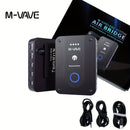 Sistema de micrófono inalámbrico WP-9 de 2,4 GHz con monitor de auriculares, transmisor y receptor recargable por USB-C, funcionalidad de estéreo/mono/silencio, conectividad universal, alimentado por batería de litio