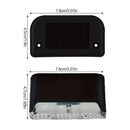 6pcs/7pcs/10pcs Luces Solares para Vallas, Luces de Siete Caracteres para Exteriores, Utilizadas para Escalones de Vallas, Escaleras, Terrazas, Vallas, Senderos, Luces de Ambiente para Terrazas y Senderos