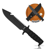 Cuchillo Táctico Camping Supervivencia Pesca Rambo NA287