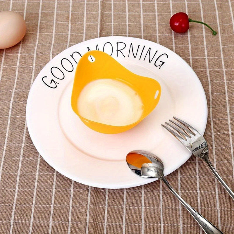 Cocinador de huevos de silicona, adecuado para freidor de aire, estabilizador de huevos reforzado, resistente a altas temperaturas, vaporizador de silicona de grado alimenticio.