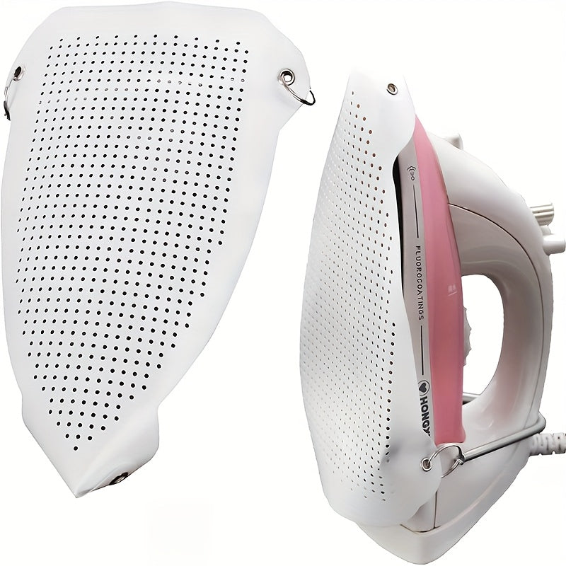 1pc Protector de Plancha Teflón Resistente al Calor - Base Antiadherente para Deslizamiento Suave, Diseño Fácil de Limpiar con Ajuste Elástico - Ideal para Uso Doméstico y Comercial, Accesorio Duradero, Profesional en Lavandería