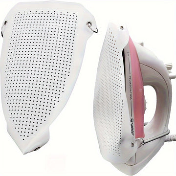 1pc Protector de Plancha Teflón Resistente al Calor - Base Antiadherente para Deslizamiento Suave, Diseño Fácil de Limpiar con Ajuste Elástico - Ideal para Uso Doméstico y Comercial, Accesorio Duradero, Profesional en Lavandería