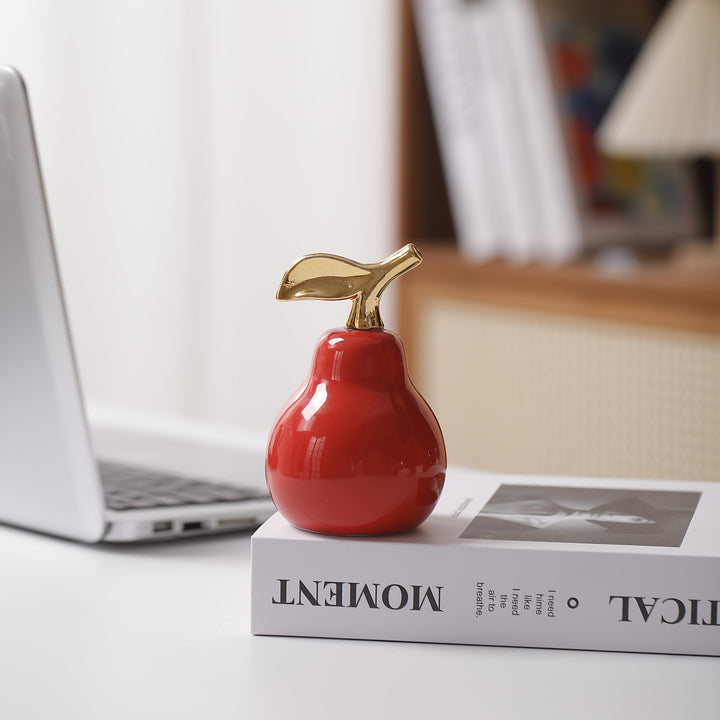 Figuras Decorativas de Cerámica al Estilo Europeo con Detalles Dorados - Multicolor para Estantes, Mesas y Salones - Sin Necesidad de Electricidad