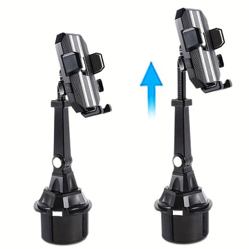 Portavasos ajustable para automóvil Soporte para teléfono celular Soporte universal para vasos de agua para automóvil Soporte para teléfono celular móvil, para Iphone 13