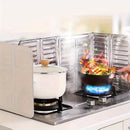 Cubierta de salpicadero de aluminio para cocina - Cubierta de aceite resistente al calor de la estufa, mampara de metal no apto para alimentos, accesorios de cocina esenciales, protector de la parte superior de la estufa, protector lateral de la estufa,