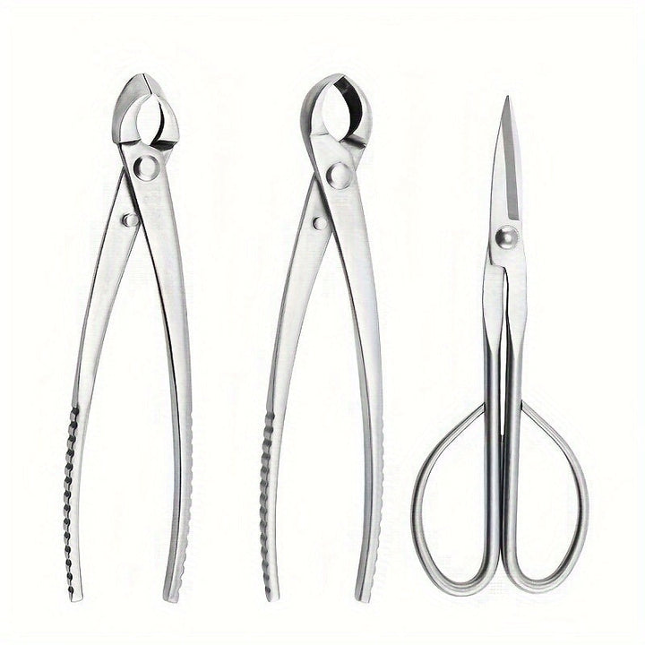 Tijeras de Poda Profesional para Bonsái - Tijeras de Jardín Ergonómicas de Acero Inoxidable para Recortar con Precisión Raíces y Ramas, Ideales para Plantas en Macetas