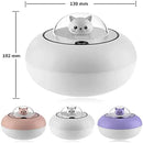 Mini Humidificador con Figura de Gato y Luces de Colores