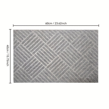 1pc Alfombrilla de Goma para Puerta, Alfombrilla para Hogar, Alfombrilla Antideslizante para Piso, Alfombrilla de Entrada, Alfombrilla de Foyer