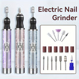 Lijadora de uñas eléctrica profesional, máquina de taladro de uñas, carga rápida USB, archivo de uñas eléctrico multifuncional para uñas de gel DIY y cuidado de belleza en casa, adecuado para manicura y herramientas de cuidado de uñas, kit de pulido de m
