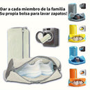 Regalo para el Día de la Madre - Bolsa lavable para zapatos de felpa sin lavado a mano, con cierre de cremallera, limpieza 360° y +1200 hebras suaves resistentes al desgarro, bolsa de lavandería reutilizable para tenis, viajes - Resistente a rayones y de