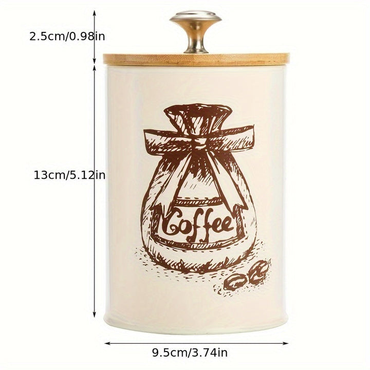 Juego de 3 recipientes de almacenamiento con tapa de bambú