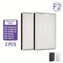 Topwell, 2 Piezas, Filtro De Reemplazo F2 A2, Compatible Con Los Modelos De Purificador De Aire 3M Filtrete Fap-C02Wa-G2, Fap-C03Ba-G2, Fap-C02-F2, Fap-T03-F2 Y Fap-To3-A2