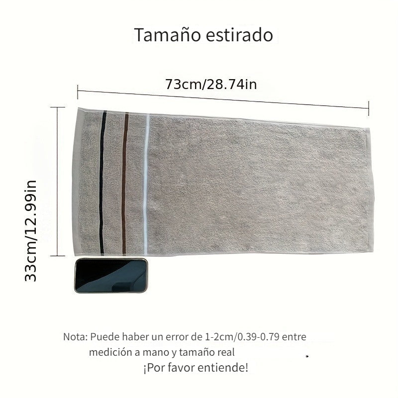 2 toallas de algodón premium suaves y absorbentes - Secado rápido, lavables a máquina, ideales para el hogar y ocasiones especiales, regalo perfecto para días festivos, esenciales para el baño | Estilo contemporáneo | Toallas lavables a máquina