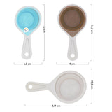 Cucharas Medidoras Plegables x3 Taza Porcionera Cocina DH1431