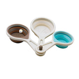 Cucharas Medidoras Plegables x3 Taza Porcionera Cocina DH1431