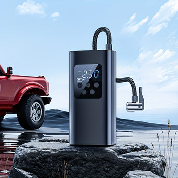 Compresor de aire digital portátil, inflador de llantas, ideal para autos, motocicletas y bicicletas