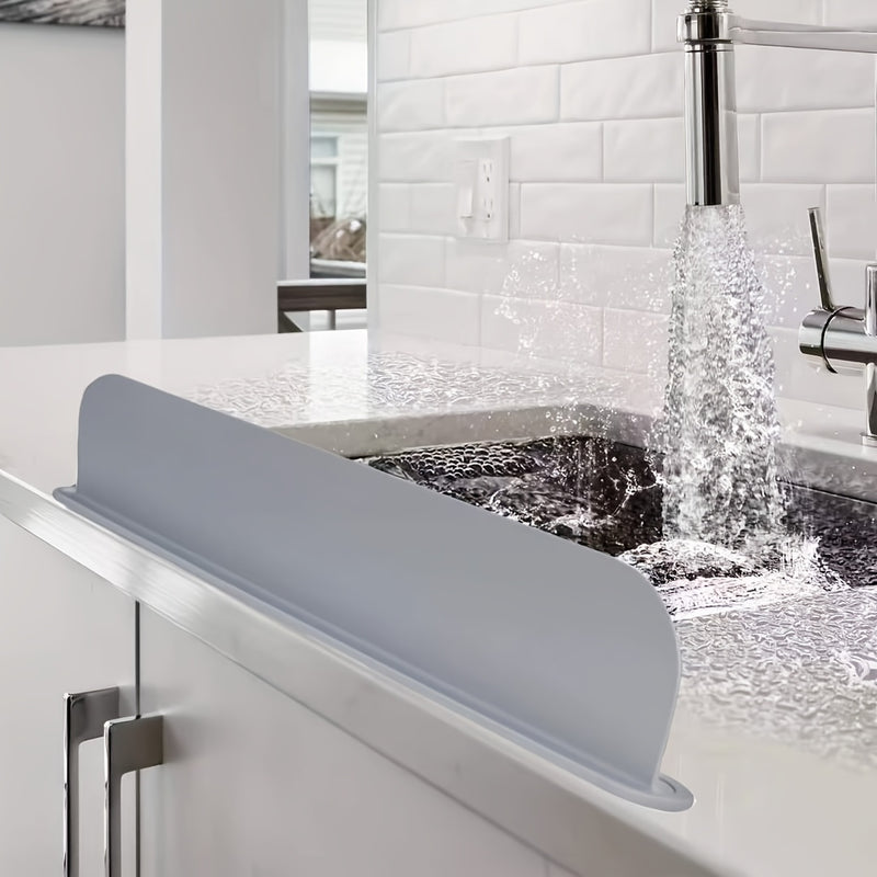 1 ud., Protector de Salpicaduras para Fregadero de Silicona que Se Coloca Detrás del Lavabo, Accesorio de Cocina