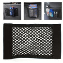 Organizador universal para respaldo de asiento de coche, malla elástica para asiento de maletero, pegatina mágica para fácil almacenamiento y limpieza, accesorios para coche, 1 ud.