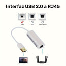 Convertidor de cable Ethernet USB USB 2.0 a 10/100 Red Lan RJ45 Puerto hembra Adaptador con cable