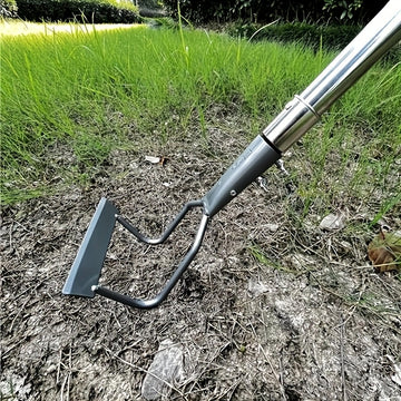 Rastrillo de césped Pala para césped Jardín deshierbador agrícola Rastrillo suave para tierra del jardín
