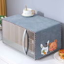 Cubierta de microondas con estampado de animales lindos - Resistente al deslizamiento, cubierta de cocina a prueba de polvo para horno microondas, 35x100 pulgadas, esenciales de la cocina | Diseño juguetón | Cubierta fácil de limpiar, cubierta de microon