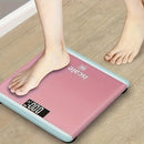 Báscula mini dorada rosa de alta precisión, diseño portátil, pantalla LCD, funciona con pilas AAA (no incluidas), ideal para el hogar y viajes, fabricada en plástico duradero, 1 unidad