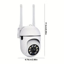 Ourlife HD 1080P Cámara de Seguridad, Smart WiFi Vigilancia Doméstica con Auto Tracking, Monitor de Vídeo IP Inalámbrico para Exterior con Detección de Humanos/Petros, Día & Noche, 2.4GHz Wi-Fi, 1080P 2.4G Protección de Seguridad, Visión Noche, Sistema d
