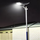 Iluminación exterior solar nueva para patio, luz de calle integrada impermeable y súper brillante