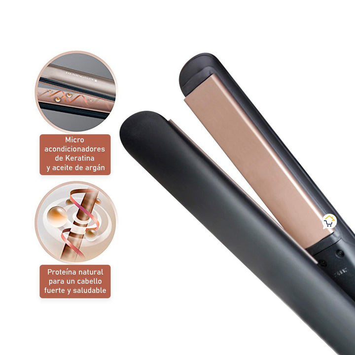 Plancha Remington Keratina Y Aceite De Argán Proteína Natural Original S-8590
