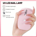 Secadora de uñas mini, lámpara LED para esmalte en gel, máquina de curado con 3 luces LED, herramienta de manicura, conexión micro USB