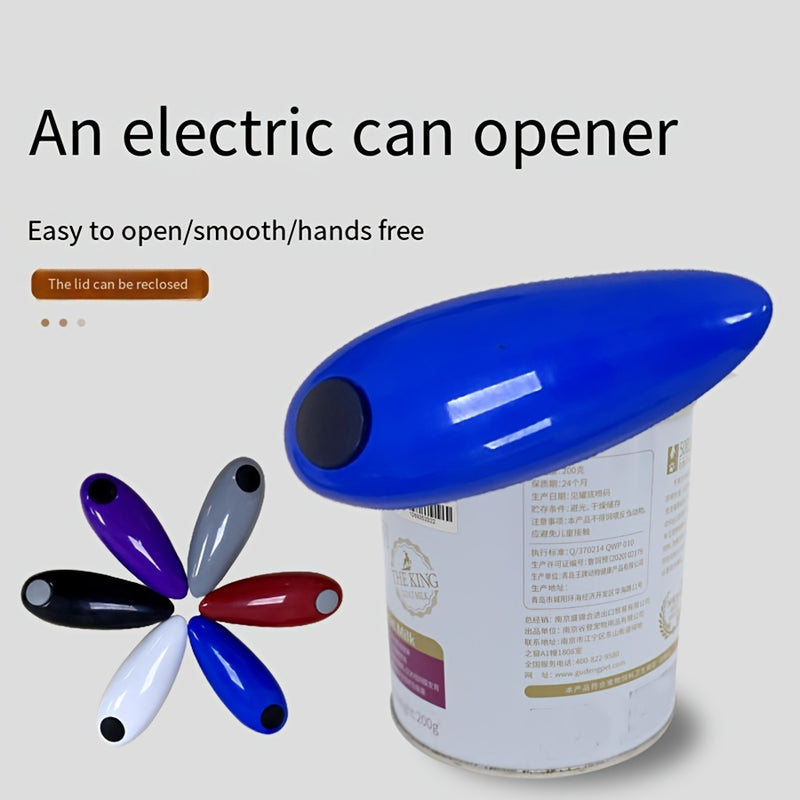 Abrebotellas Eléctrico - Abrebotellas y Botellas Automático, Fácil de Usar con Pestaña de Extracción sin Manos, Alimentado por Baterías con 2 Ranuras de AA (Baterías no Incluidas), Material de Plástico Duradero, Perfecto para la Comodidad de la Cocina, A