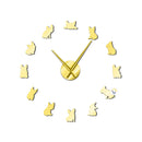 Reloj Pared 3D Decorativo Perros Acrílico Moderno JK167