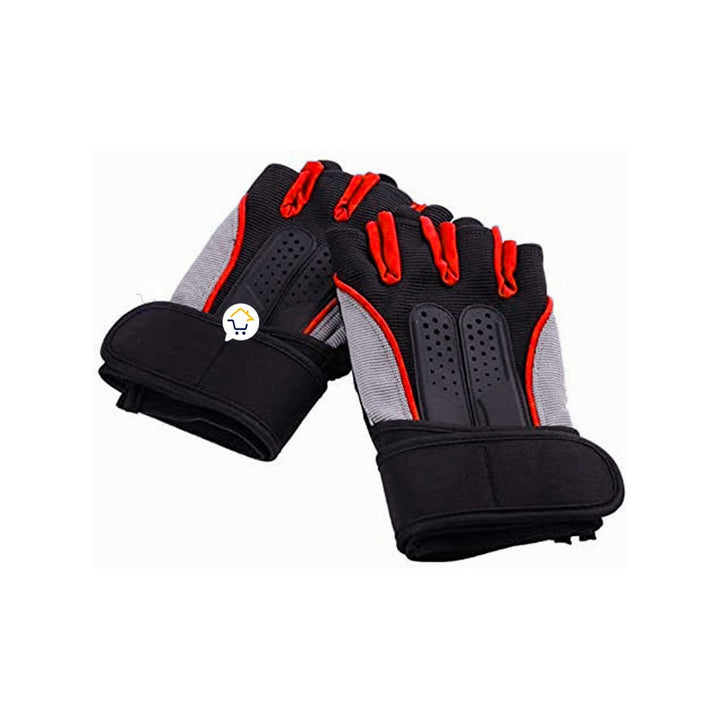 Guantes Medio Dedo Antideslizantes Gimnasio Deporte HD1163