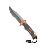 Cuchillo Supervivencia Táctico Camping Pesca Estuche + Amolador y Silbato NA-285