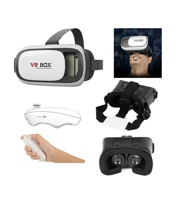 Gafas Realidad Virtual 3D VR Box + Control Bluetooth Juegos Celular Vídeos