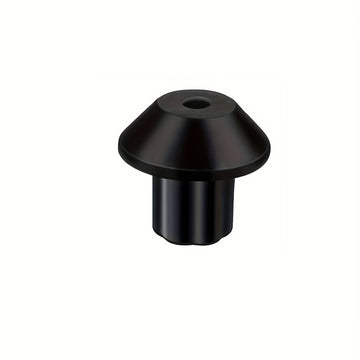 Conjunto de 16 Pies de Goma Resistentes al Calor para Reemplazo en Rejillas de Quemadores de Estufa de Gas - Amortiguadores Negros Duraderos con Diseño de Múltiples Orificios para Estabilidad y Protección, Accesorio de Cocina | Acabado Elegante | Materia
