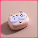 Limpiador de Gafas, Regalo Perfecto para 5 Fiestas Importantes: Navidad, Halloween, Día de San Valentín, etc., Caja Invisible con Organizador de Cepillos Dentales y Joyería