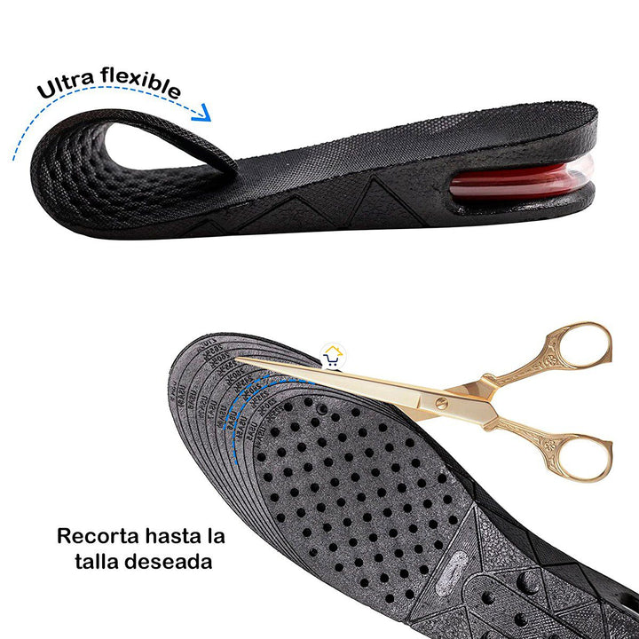 Plantilla Zapatos Ortopédica Aumenta Estatura Hasta 7 cm MJY806