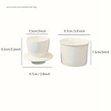 1 pieza de plato de mantequilla de cerámica con tapa - Jarrón de almacenamiento de queso, diseño moderno, montaje en encimera, compatible con estantes colgantes, esenciales de cocina | Moderna vajilla de cocina | Cerámica duradera