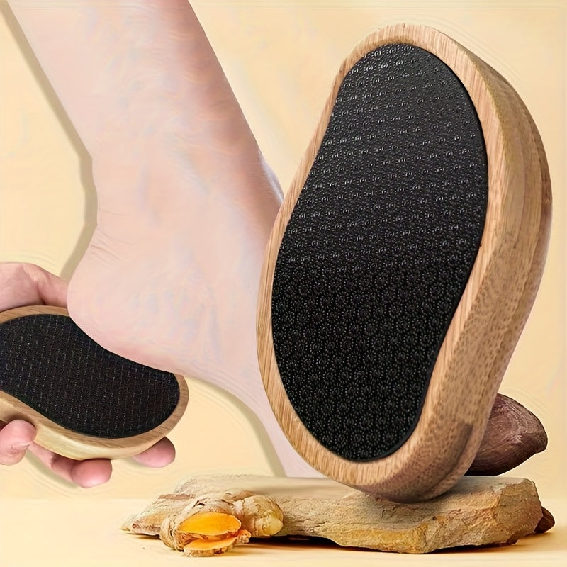 2 en 1, limpiador de pies y piedra pómez de doble cara - No necesita electricidad, herramienta de cuidado de pies sin fragancia para un brillo suave y claro, eliminación, pedicura profesional en casa, herramientas de cuidado de pies, diseño elegante, plá