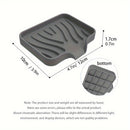 1pc Plato de Jabón de Barra Premium, Fácil de Limpiar, Bandeja/Soporte de Jabón de Silicona Suave con Drenaje Automático para Ducha, Baño, Cocina, Bañera, Mantén el Jabón Seco, Prolonga la Vida del Jabón, Decoración de Regalo de Navidad/Halloween