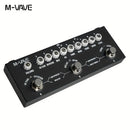Pedal M-VAVE CUBE-BABY Guitarra Multi-Efectos - Pedalboard Compacto con Simulador de Amplificador Integrado y Gabinetes, sin varillas 5.0, Efectos Delay/Reverb/Distortion/Overdrive, Batería de Polímero de Litio, USB/Alimentación por USB - Ideal para Uso